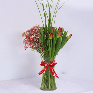 Red Tulips arrangement
